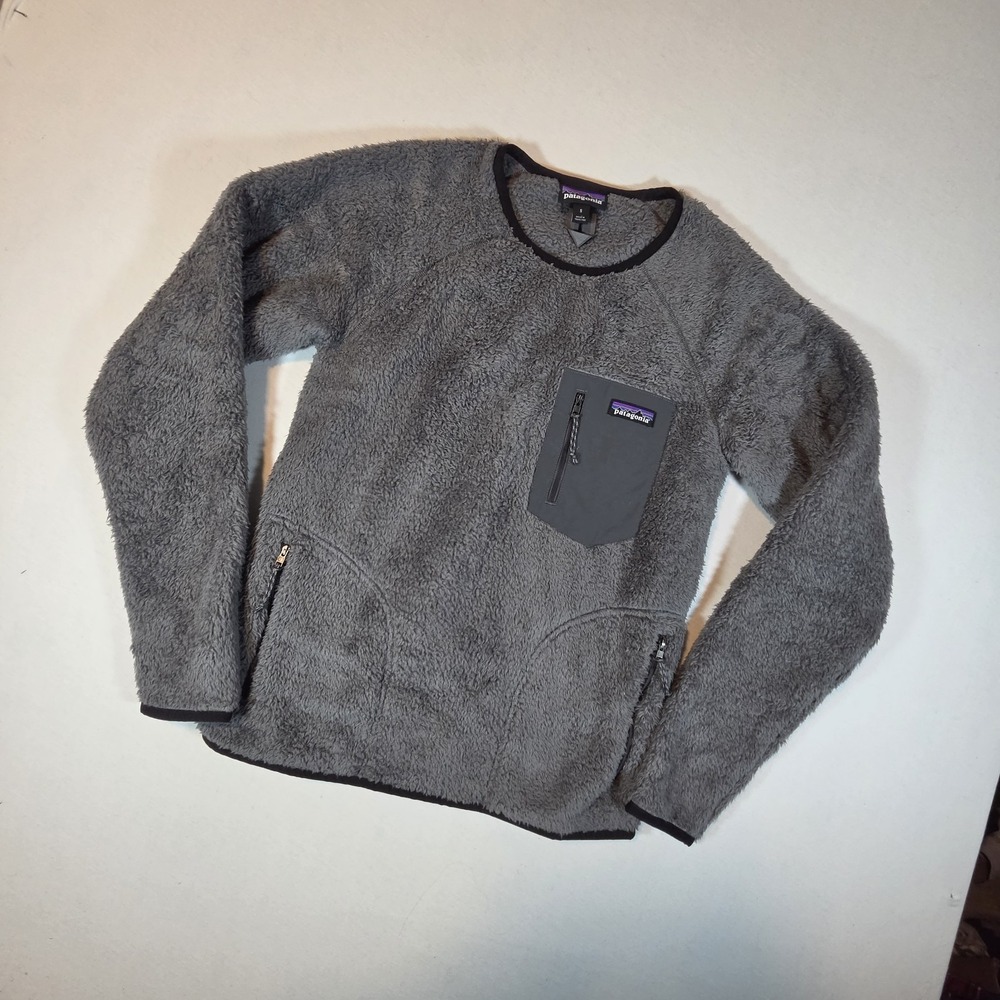 Patagonia Los‎ Gatos Crewneck Fleece Mens Size Small Gray Fall 2022